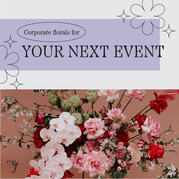corporate florals for your next event mgf featured image m
